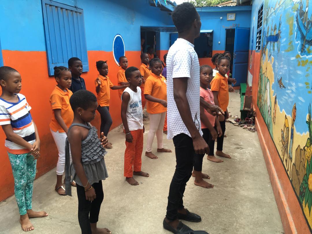 Répétition de l'atelier de danse